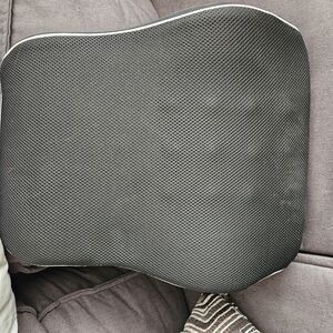 Black Mesh Lumbar Support Cushion